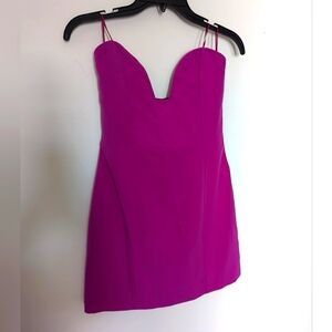 Zara Pink Sheath Cocktail Dress with Sweetheart Neckline